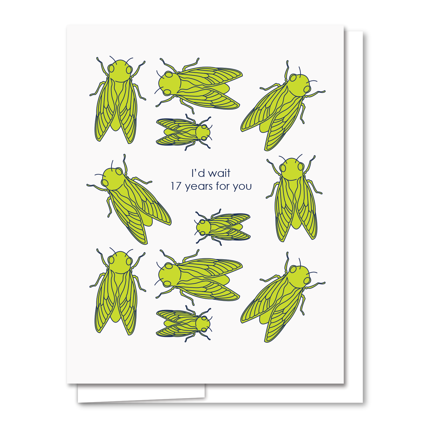 Cicadas - Illustrated Funny Love Card